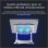 Support Tablette Nobrand Aluminium 4 Ventilateurs Réglable 180° Double USB