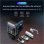 Transmetteur FM Nobrand Bluetooth 5.0 MP3 Charge PD QC3.0 36W Noir