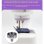 Machine a coudre domestique Nobrand Double aiguille et double fil Violet