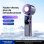 Mini Ventilateur de Poche Pliable Nobrand 199 Vitesses Écran Digital USB Violet