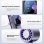 Mini Ventilateur de Poche Pliable Nobrand 199 Vitesses Écran Digital USB Violet