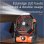 Mini Ventilateur Portable Nobrand 4000 mAh LED USB Silencieux Orange