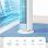 Ventilateur Colonne Sans Pales Nobrand 5 Vitesses Batterie 4000mAh USB-C Blanc Télécommande