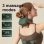 Masseur cervical biomimétique 5-en-1 infrarouge chaleur pression air Vert