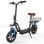 Trottinette électrique iScooter i12 500W Autonomie 35km Freins à disque Pneus 12'' LED Double suspension