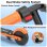 Patinete électrique iScooter K2Pro 150W Autonomie 9km Freins doubles LED Orange