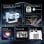 Projecteur Nobrand Portable 1080p 45 W 120" Blanc Correction 4 Voies Sans Fil