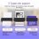Imprimante Thermique Portable Bluetooth Nobrand A4 Sans Encre Multifonction