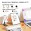 Imprimante Thermique Portable Bluetooth USB Nobrand Blanche Compatible A4 57 77 107 mm