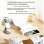 Imprimante Thermique Portable Bluetooth USB Nobrand Blanche Compatible A4 57 77 107 mm