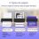 Imprimante thermique portable Bluetooth Nobrand A4 sans encre USB noire