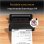 Imprimante thermique portable Bluetooth USB Nobrand A4 sans encre noire