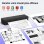 Imprimante Thermique Bluetooth Portable Nobrand A4 Sans Encre Noir