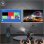 Projecteur Nobrand Hcs350pro 1080p 4k 50W WiFi6 Autofocus 200" Portable