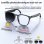 Nobrand A14 Lunettes intelligentes Bluetooth Contrôle tactile Photocromatiques Noir
