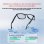 Nobrand A14 Lunettes intelligentes Bluetooth Contrôle tactile Photocromatiques Noir