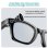 Nobrand Lunettes intelligentes Caméra 8 MP Bluetooth IA Traduction Noir