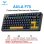 Teclado AULA F75 mecánico 75% RGB inalámbrico Hot Swap US ANSI