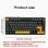Aula F75 Tastatur 75% Kompakt US ANSI RGB Hot-Swap Bluetooth 5.0 2,4 GHz USB-C 4000mAh Akku