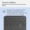 Tastiera Microsoft Surface Pro 12 pollici magnetica con Surface Slim Pen grigia