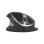 Ratón BakkerElkhuizen Oyster con cable USB 1200 DPI negro y plata vertical