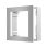 Custodia per videocitofono Hikvision DS-KD-ACW1/S in alluminio e acciaio inox