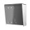 Scatola da superficie per videocitofono Hikvision 1 modulo acciaio inox