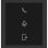 Module d’extension pour interphone vidéo Hikvision DS-KD-IN Noir IP65