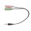 Adaptador Áudio TnB ADAJ2J Jack 3.5mm Macho para Duas Fêmeas