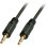 Kabel Audio Lindy 35641 3,5 mm mannelijk naar mannelijk 1 m afgeschermd zwart