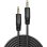 Kabel Audio Lindy 35641 3,5 mm mannelijk naar mannelijk 1 m afgeschermd zwart