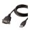 USB-Seriell Adapter Lindy 43413 Grau 1,5 m USB A RS-232 Stecker