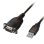 USB-Seriell Adapter Lindy 43413 Grau 1,5 m USB A RS-232 Stecker