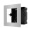 Hikvision DS-KD-ACF1/S RVS frontpaneel en inbouwdoos
