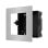 Hikvision DS-KD-ACF1/S RVS frontpaneel en inbouwdoos