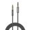 Cable audio 3,5 mm Lindy Chrom Line 0,5 m