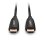Câble HDMI Lindy 60m Fibre Optique Hybride 48 Gbit/s Noir