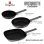 Juego de sartenes Berlinger Haus Anthracite 3 piezas aluminio forjado inducción 20/24/28 cm