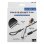 Cable antirrobo TnB MCAV3IN1KEY 3 en 1 con llave 1,8 m