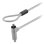 Cable antivol TnB MCAVMASTERN Nano 1,8 m Gris avec cle