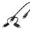 Kit de coche T'nB WCARTRAVEL con cargador, soporte y cable 3 en 1