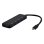 Hub TnB 4 portas USB-C 5 Gbps TCHUB4USBC compacto preto