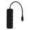 Hub TnB 4 portas USB-C 5 Gbps TCHUB4USBC compacto preto