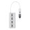 Hub TnB 4 ports USB 2.0 480 Mbit/s modèle HUBUSB4ALU aluminium
