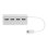Hub TnB 4 ports USB 2.0 480 Mbit/s modèle HUBUSB4ALU aluminium