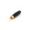 Stecker RCA Neutrik NYS373-0 schwarz vergoldete Kontakte