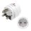 Adaptador Hama Type G RU Type F Branco