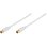 Cable de antena coaxial Vivanco 1,5 m conectores macho y hembra