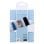 Álbum de fotos TnB Lensy en acordeón 10 x 15 cm azul y blanco