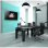 Edbak TWB1c-B Support Mural TV 60 à 65" VESA 100x100 à 800x400 Max 80Kg Noir